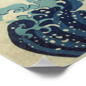 Great Wave Off Kanagawa Poster (Ecke)