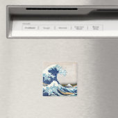 Great Wave Off Kanagawa Vintage japanische Fine Magnet (In Situ (Geschirrspüler))