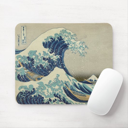 "Great Wave off Kanagawa" von Hokusai Maus-Matte Mousepad (Mit Mouse)