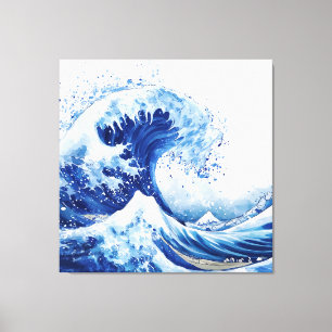 Great Wave Off Kanagawa Wall Art Leinwanddruck