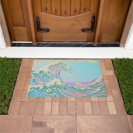Great Wave Pastel Doormat Fußmatte (Außenbereich)