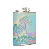 Great Wave Pastel Hip Flask Flachmann (Rechts)