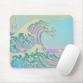 Great Wave Pastel Mouse Mat Mousepad (Mit Mouse)