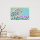 Great Wave Pastel Poster (Küche)