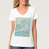 Great Wave Pastel T - Shirt (Vorderseite)