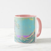 Great Wave Pastel Tasse (VorderseiteRechts)