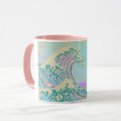 Great Wave Pastel Tasse (Vorderseite Links)