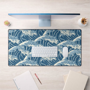Great Wave Pattern Desk Mat Schreibtischunterlage