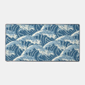 Great Wave Pattern Desk Mat Schreibtischunterlage (Vorderseite)
