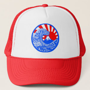Great Wave & Rising Sun Hut Truckerkappe