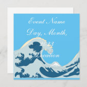 Great Wave Thunder_Cove Einladung (Vorne/Hinten)