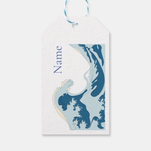 Great Wave Thunder_Cove Geschenkanhänger (Rückseite)