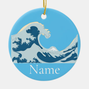 Great Wave Thunder_Cove Keramik Ornament