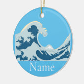 Great Wave Thunder_Cove Keramik Ornament (Links)