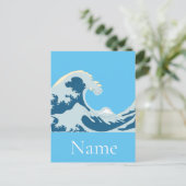 Great Wave Thunder_Cove Postkarte (Stehend Vorderseite)