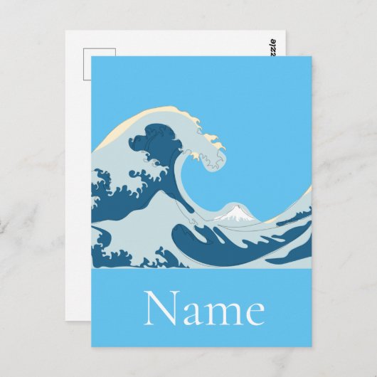 Great Wave Thunder_Cove Postkarte (Vorne/Hinten)