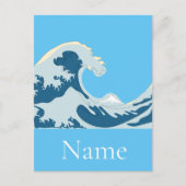 Great Wave Thunder_Cove Postkarte (Vorderseite)