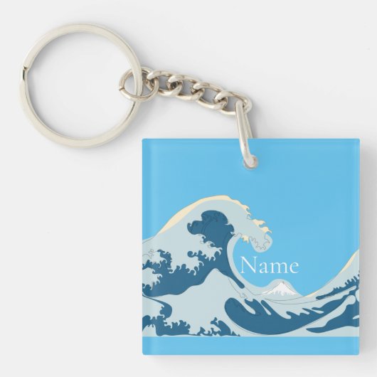 Great Wave Thunder_Cove Schlüsselanhänger (Vorderseite)