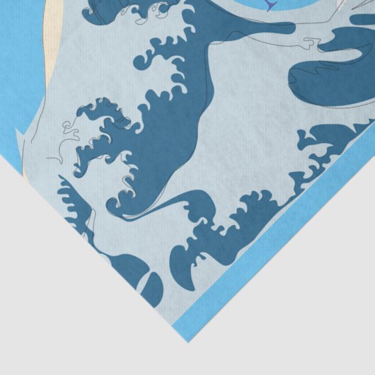 Great Wave Thunder_Cove Seidenpapier (Ausschnitt)