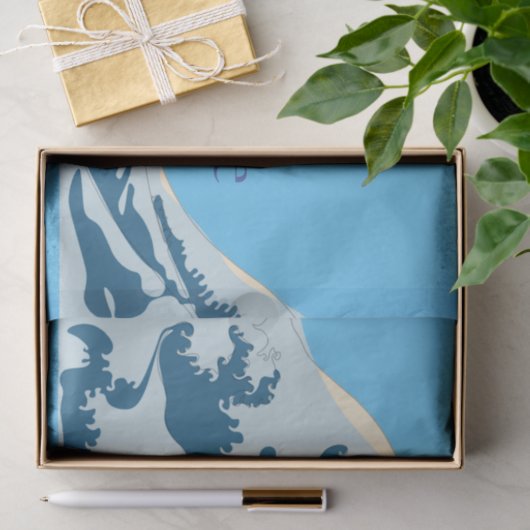 Great Wave Thunder_Cove Seidenpapier (Geschenk)