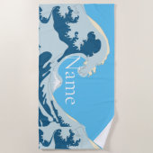 Great Wave Thunder_Cove Strandtuch (Vorderseite)