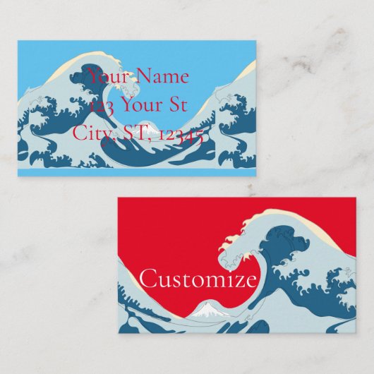 Great Wave Thunder_Cove Visitenkarte (Vorne/Hinten)