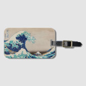"Great Wave" Vintage japanische Art Hokusai Elegan Gepäckanhänger (Vorderseite (Horizontal))