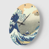 Great Wave Wall Clock in 3 sizes Große Wanduhr (Winkel)