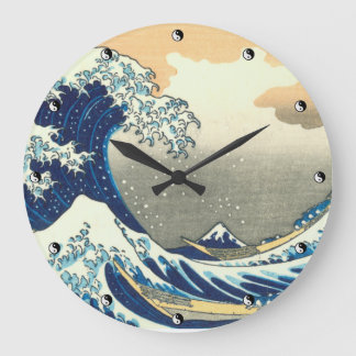 Great Wave Wall Clock in 3 sizes Große Wanduhr