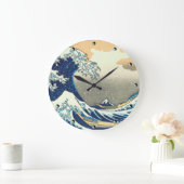 Great Wave Wall Clock in 3 sizes Große Wanduhr (Zuhause)