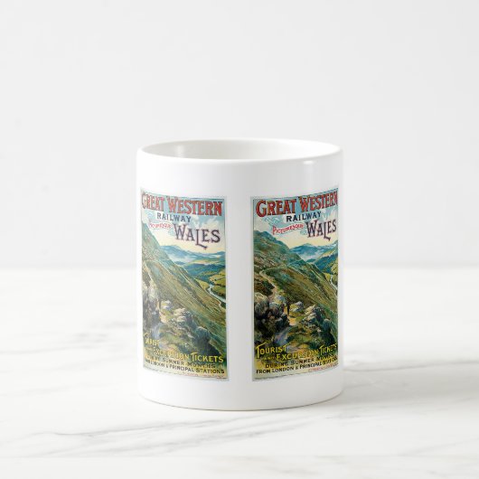 Great Western Bahn~ Wales Kaffeetasse (Mittel)