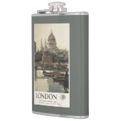 Great Western Bahnst paul Reise-Plakat Flachmann (Links)