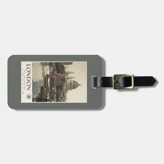 Great Western Bahnst paul Reise-Plakat Gepäckanhänger (Vorderseite horizontal)