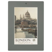 Great Western Bahnst paul Reise-Plakat Klemmbrett (Rückseite)