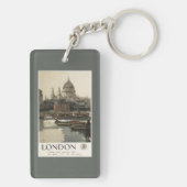 Great Western Bahnst paul Reise-Plakat Schlüsselanhänger (Rückseite)