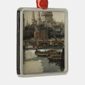 Great Western Bahnst paul Reise-Plakat Silbernes Ornament (Rechts)