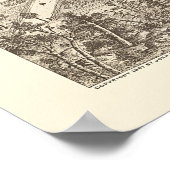 Great Western Central, CO Panorama Karte - 1887 Poster (Ecke)