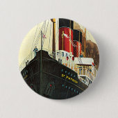 Great Western Eisenbahn - nach Irland Button (Vorderseite)