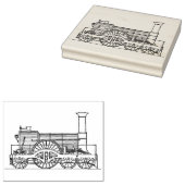 Great Western Express Bahn Motor Kunst, Dichtung u Gummistempel (Stempel)