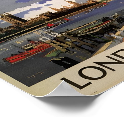 Great Western Railway - London Pride Poster (Ecke)