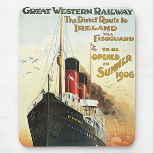 Great Western Railway - Nach Irland Mousepad