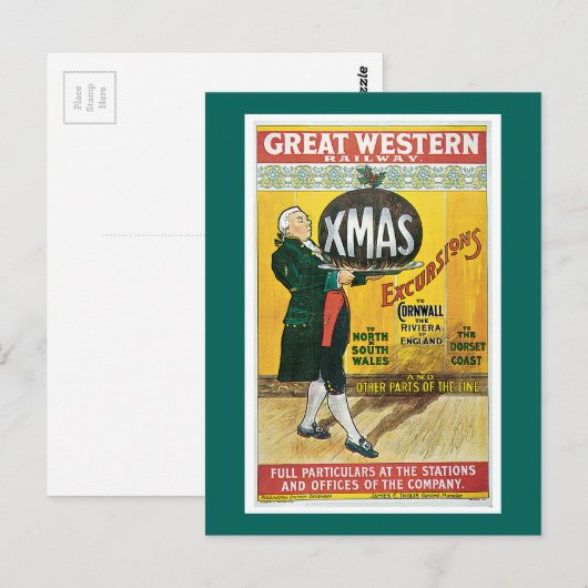 Great Western Railway Postkarte (Vorne/Hinten)