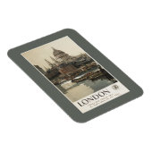 Great Western Railway St. Paul's Travel Poster Magnet (Rechte Seite)