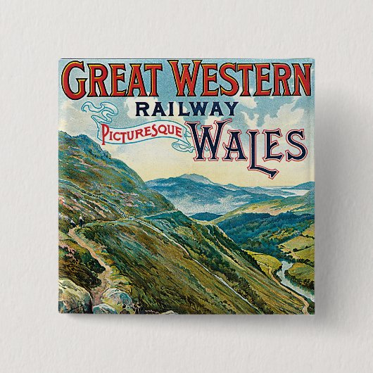 Great Western Railway ~ Wales Button (Vorderseite)