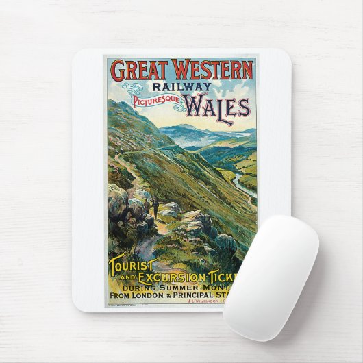 Great Western Railway ~ Wales Mousepad (Mit Mouse)