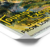 Great Western Railway ~ Wales Poster (Ecke)