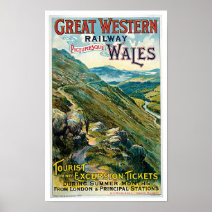 Great Western Railway ~ Wales Poster