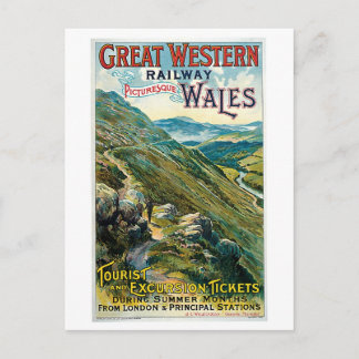 Great Western Railway ~ Wales Postkarte