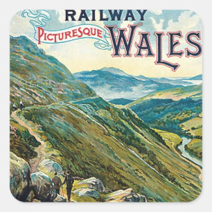 Great Western Railway ~ Wales Quadratischer Aufkleber