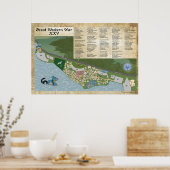 Great Western War XXV Karte Poster (Küche)